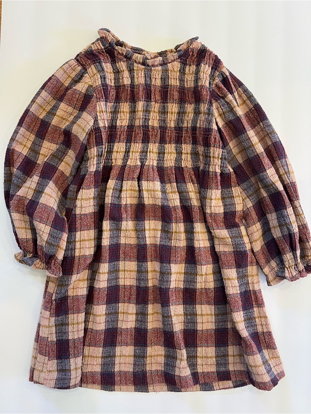 ZARA Girls 4 Years Plaid Dress